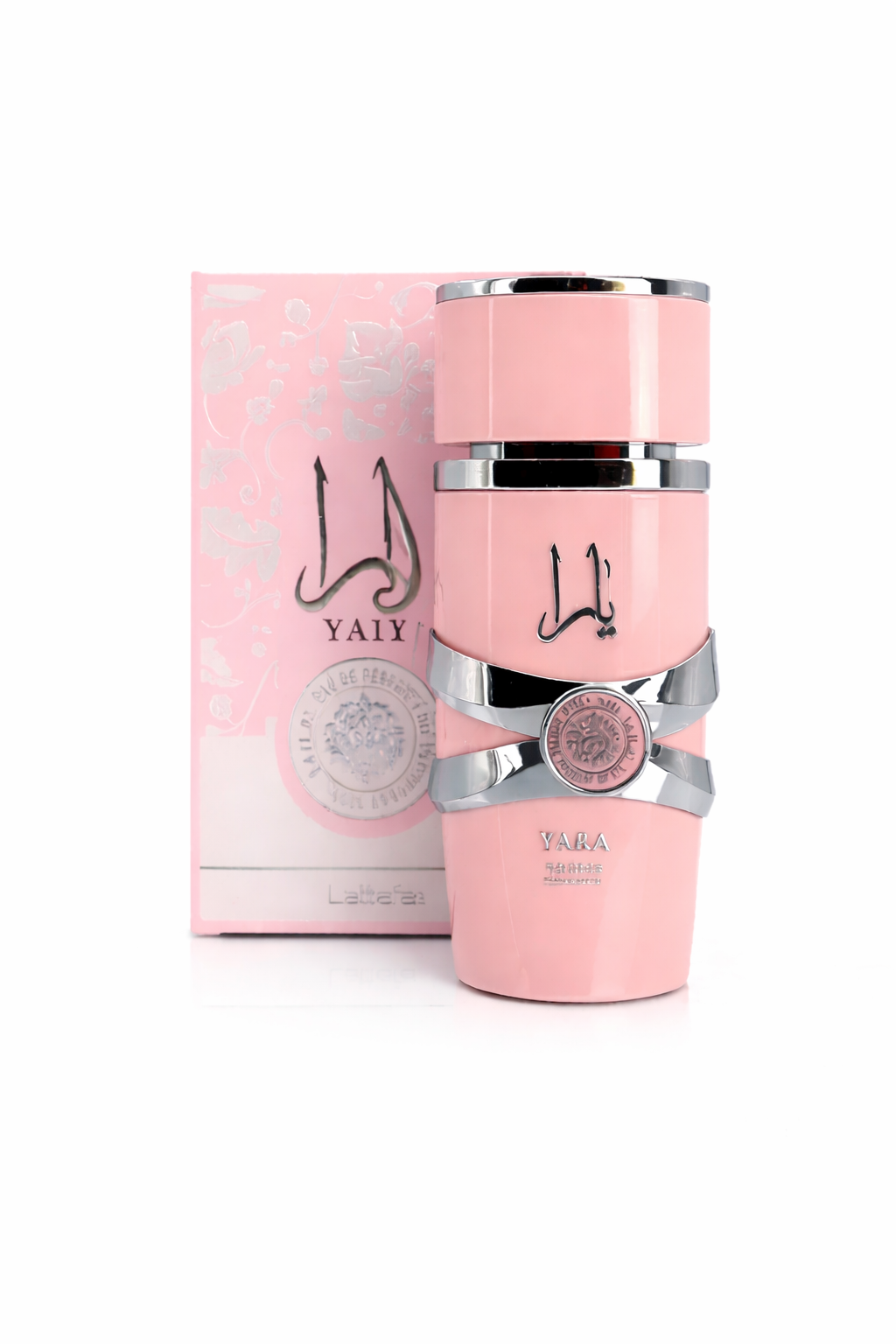 LATTAFA Yara Rose 100ml – Vue de face flacon rose féminin