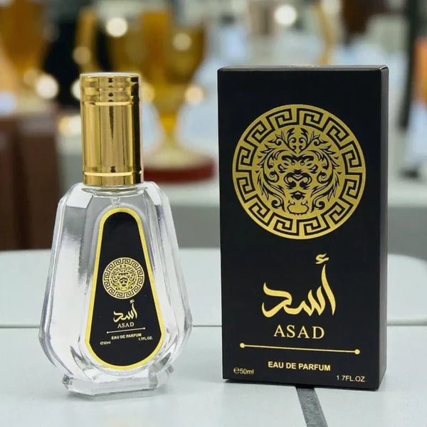 Asad EDP 50ml boîte et flacon – Parfum homme luxe arabe